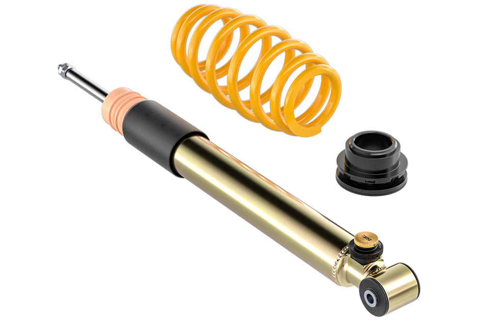 Die Zugstufe wird direkt über das Einstellrädchen am oberen Ende der Kolbenstange am eingestellt. 16 Klicks stehen zur Wahl.